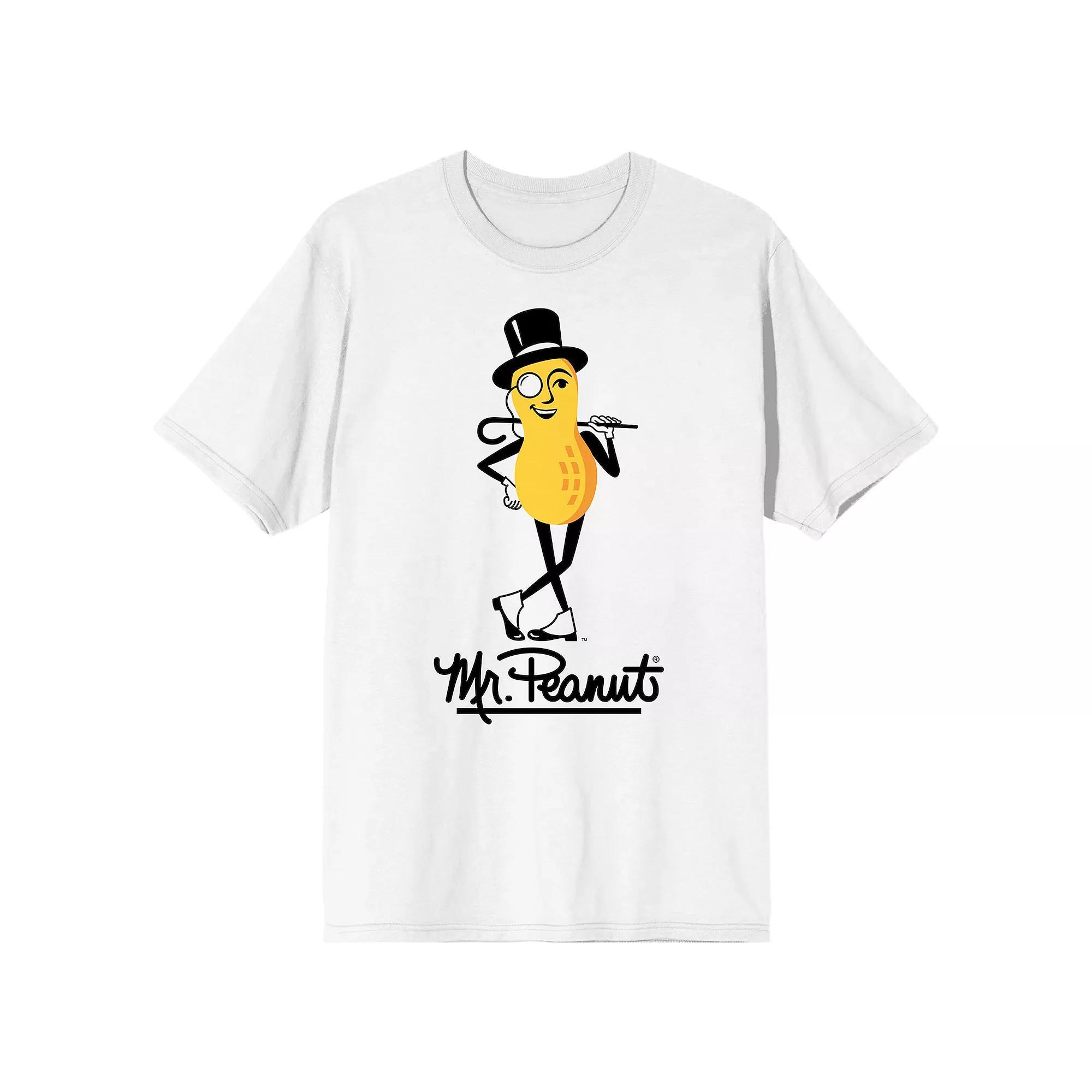 Men's Planters Mr. Peanut Tee, Size: XXL, White Product Image