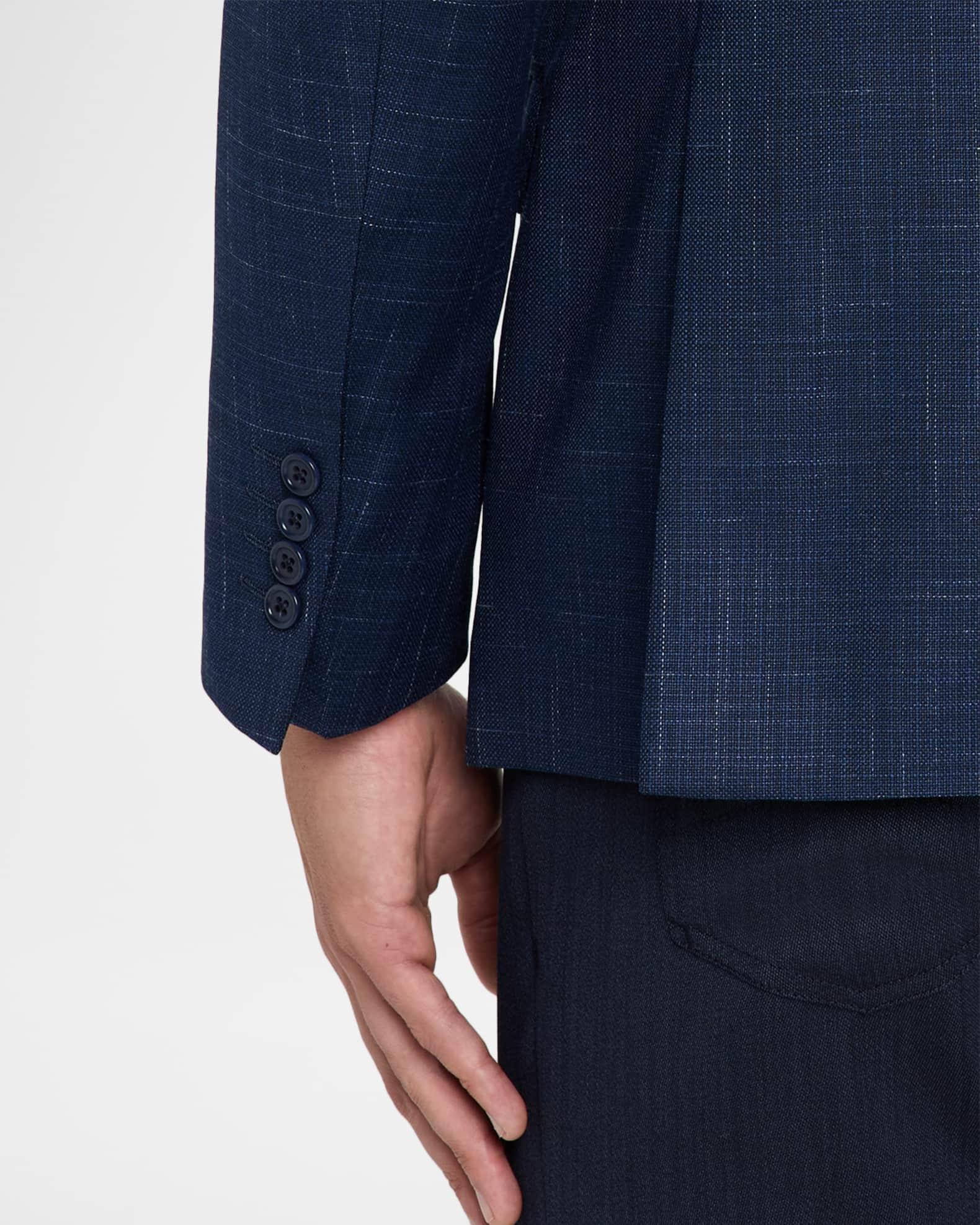 Men's  G Line Melange Notch Lapel Sport Coat Product Image
