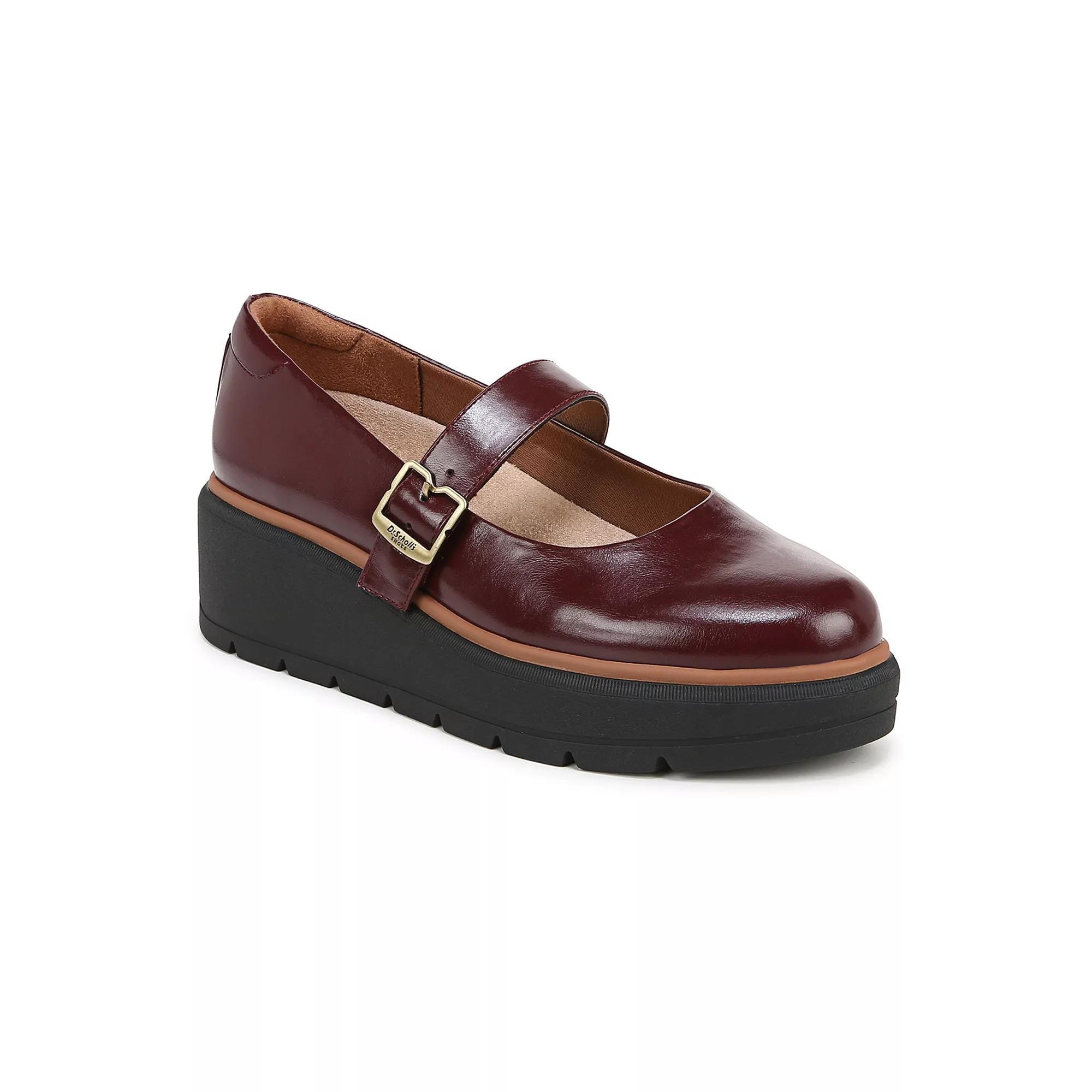 Dr. Scholl's Nice Day Max Women's Wedge Mary Janes, Size: 9, Black Product Image