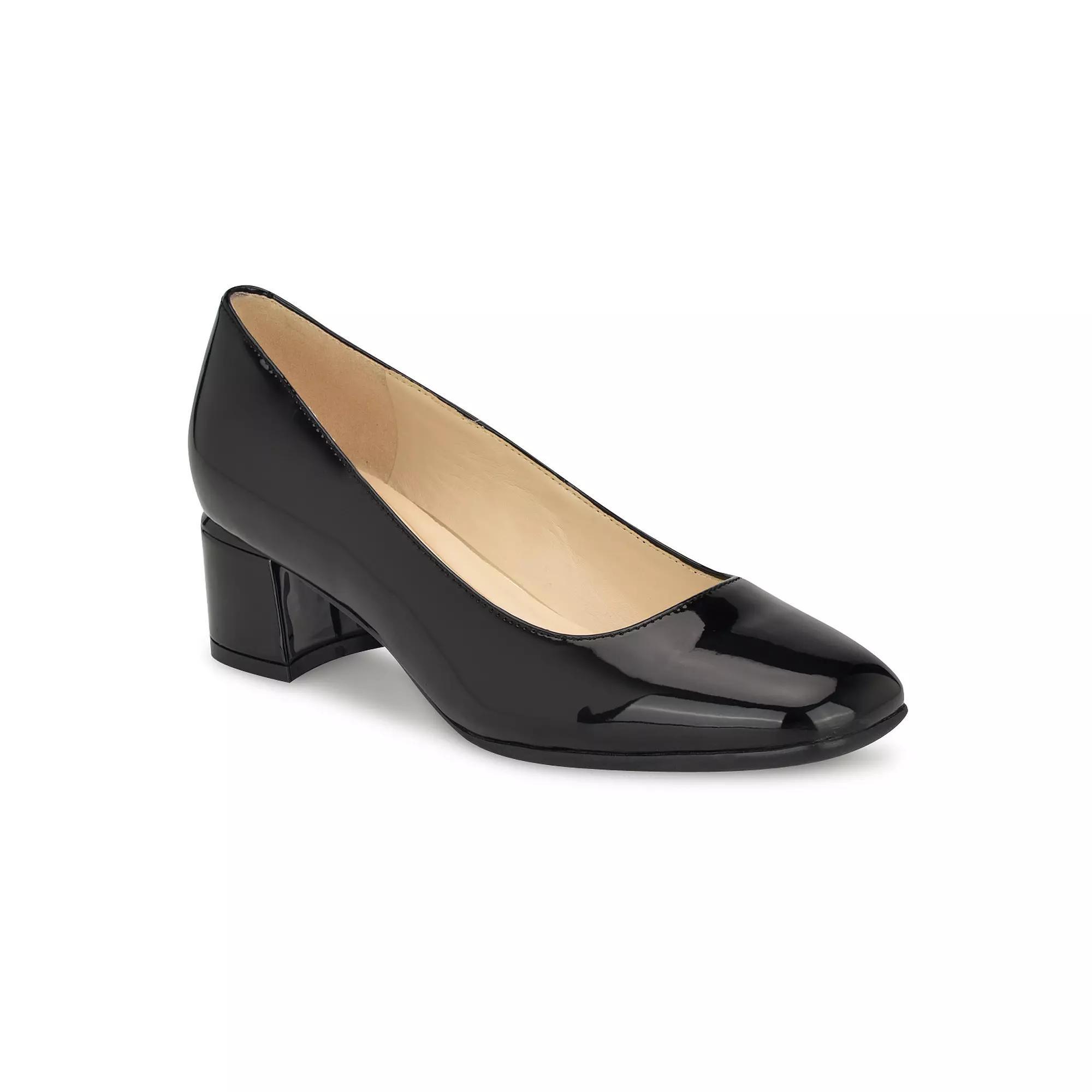Nine West Geona Women's Dress Pumps, Size: 7, Black Patent Product Image