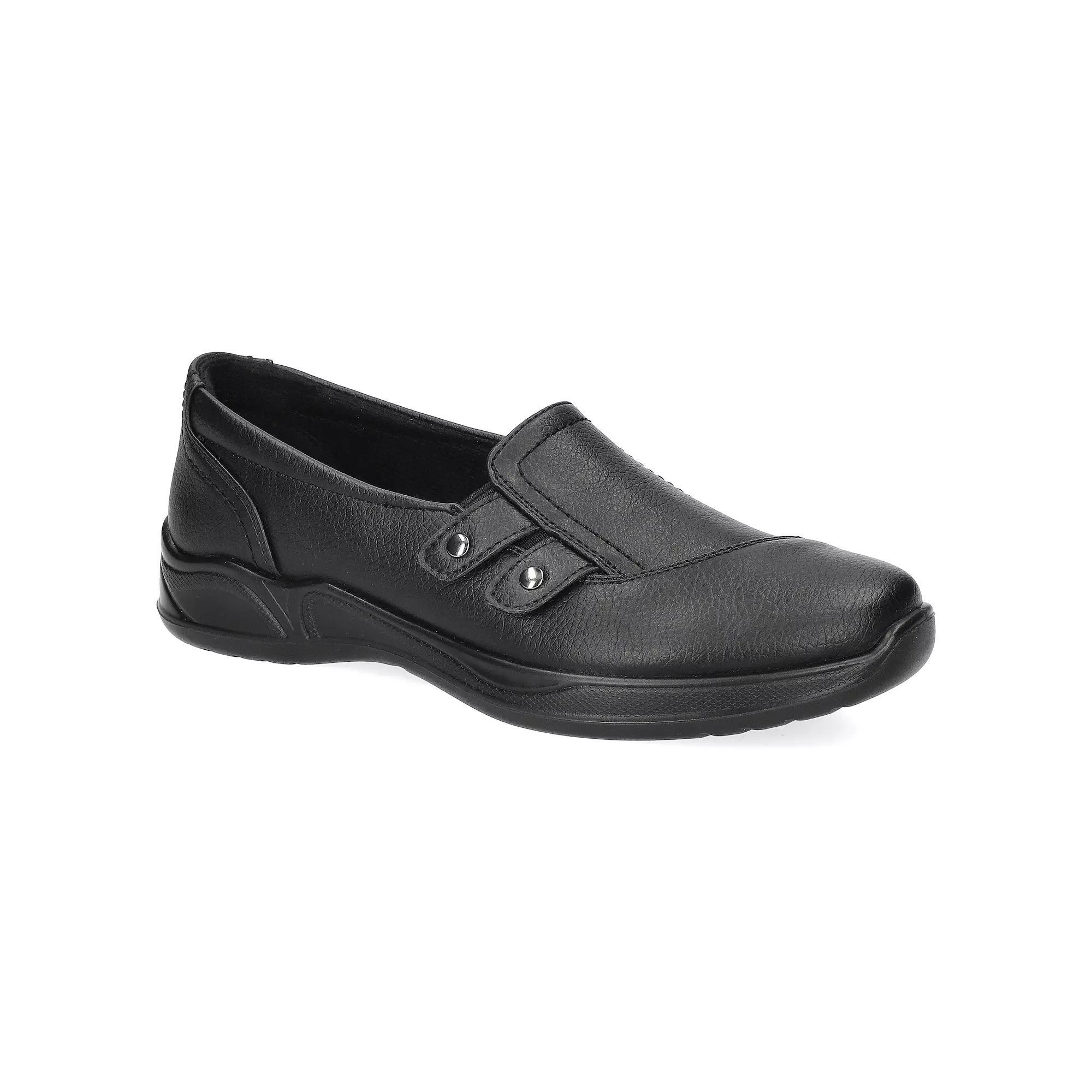 Easy Street Tune Women's Slip-On Comfort Flats, Size: 9.5, Black Product Image