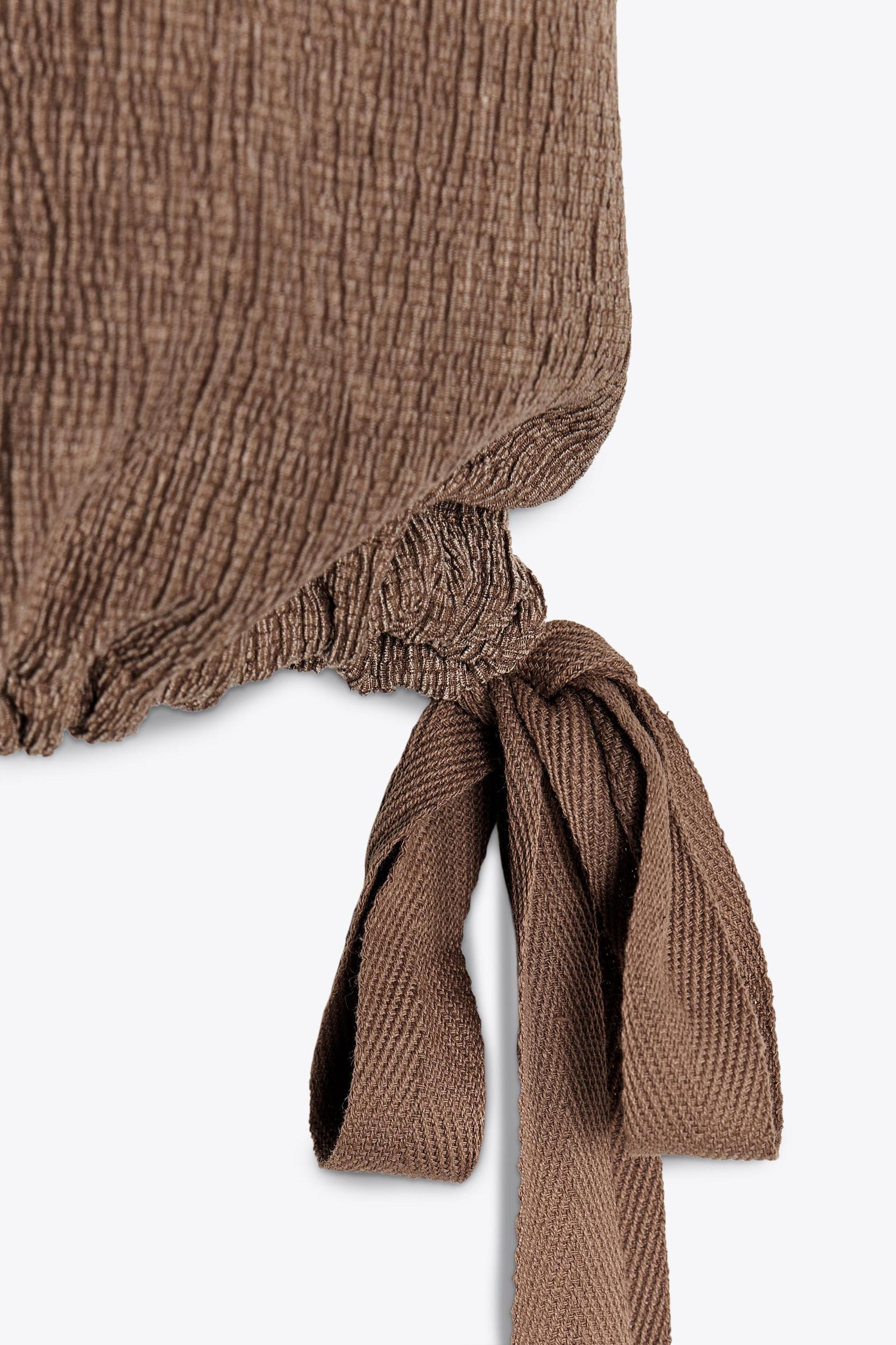 TEXTURED TIE TOP Product Image