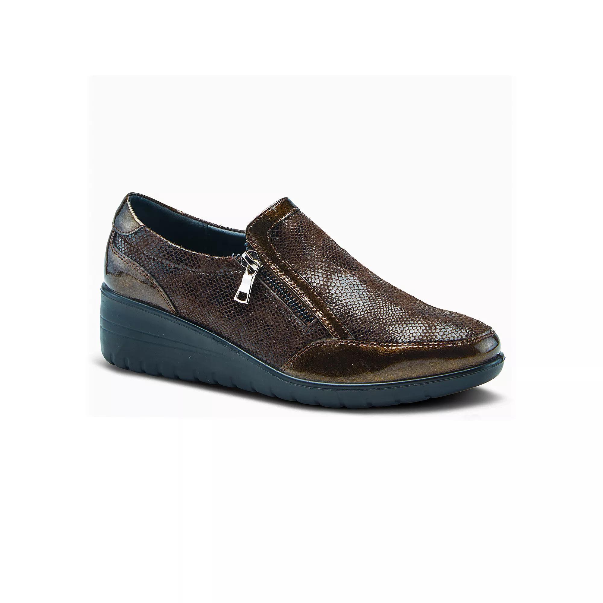 Flexus by Spring Step Concha Women's Slip-on Shoes, Size: 37, Brown Product Image