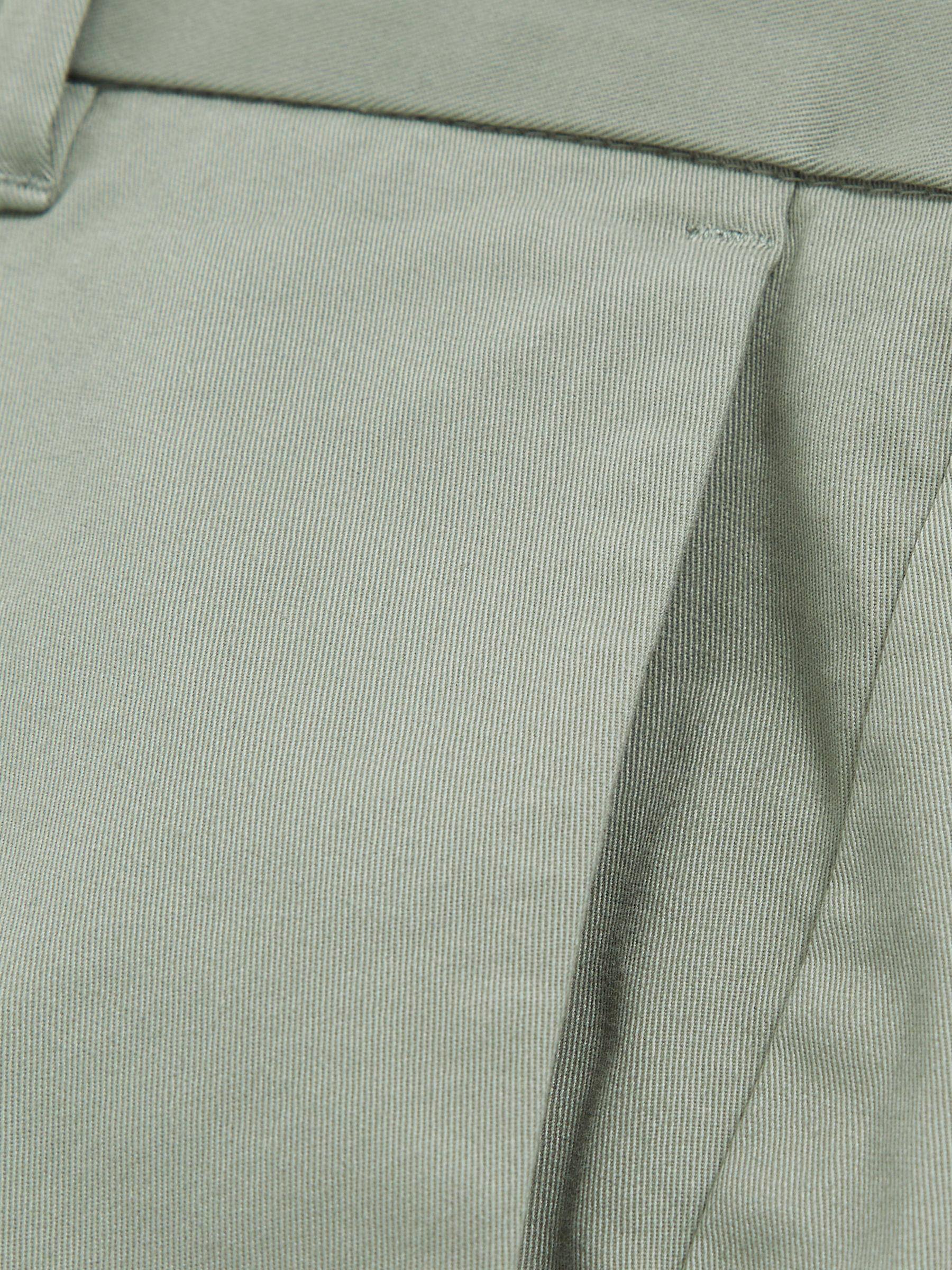 Short Length Casual Chino Shorts in Pistachio Product Image