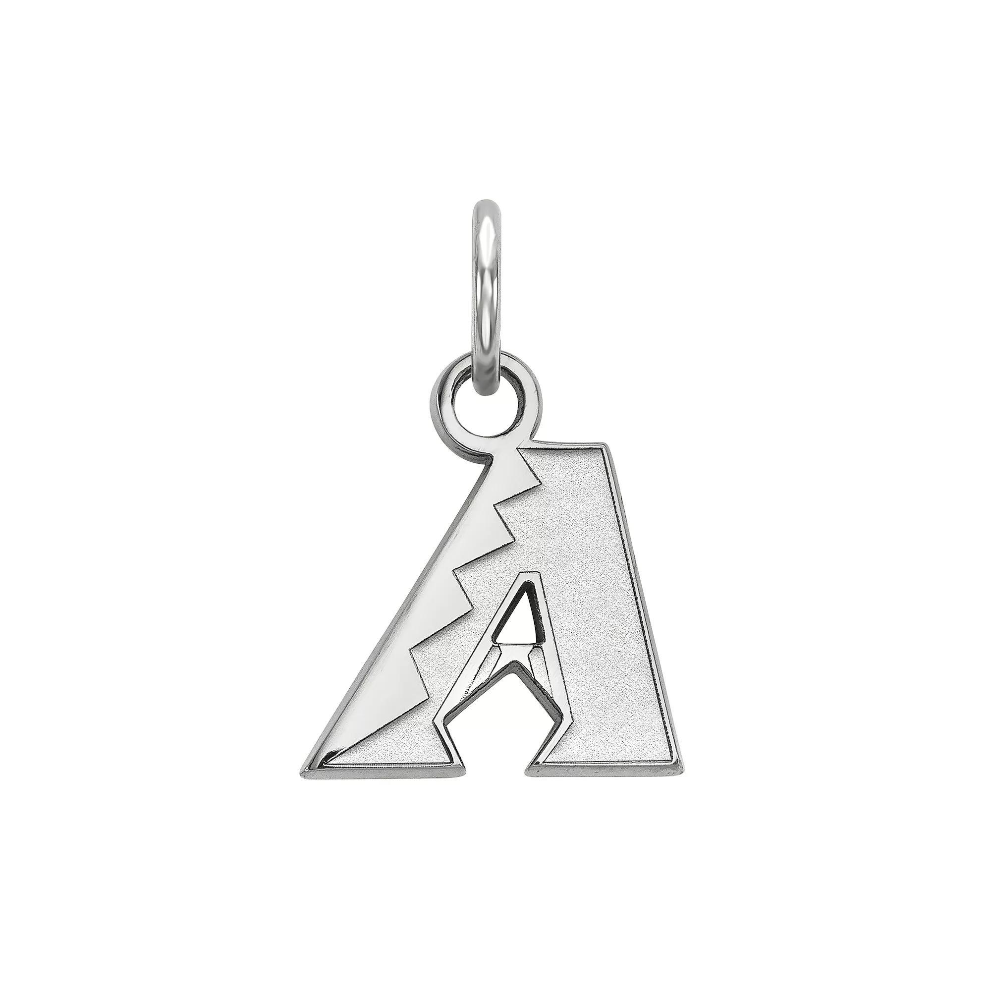 LogoArt Sterling Silver Arizona Diamondbacks Extra Small Pendant, Women's Product Image