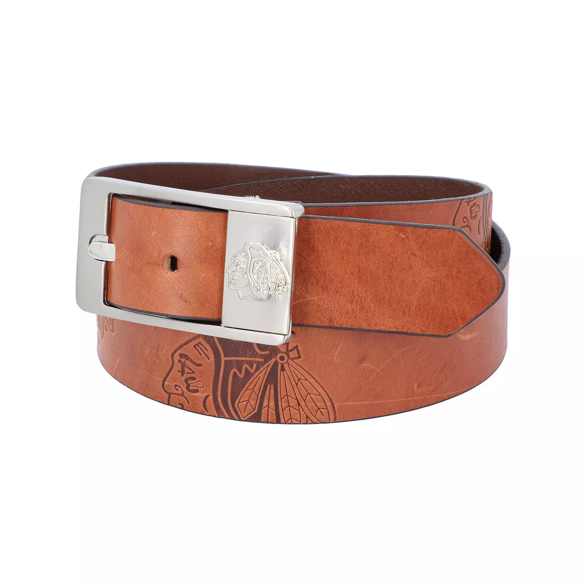 Men's Chicago Blackhawks Brandish Belt, Size: 44, Team Product Image