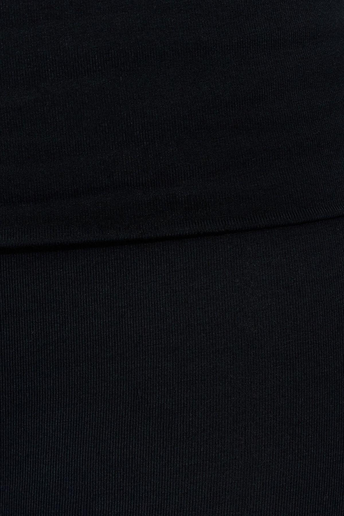 Soft Cotton Fold Over Flare Pants Product Image
