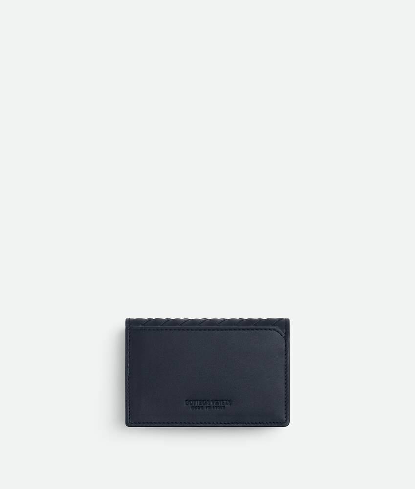 Men's Intrecciato Piccolo Business Card Case in Space Product Image