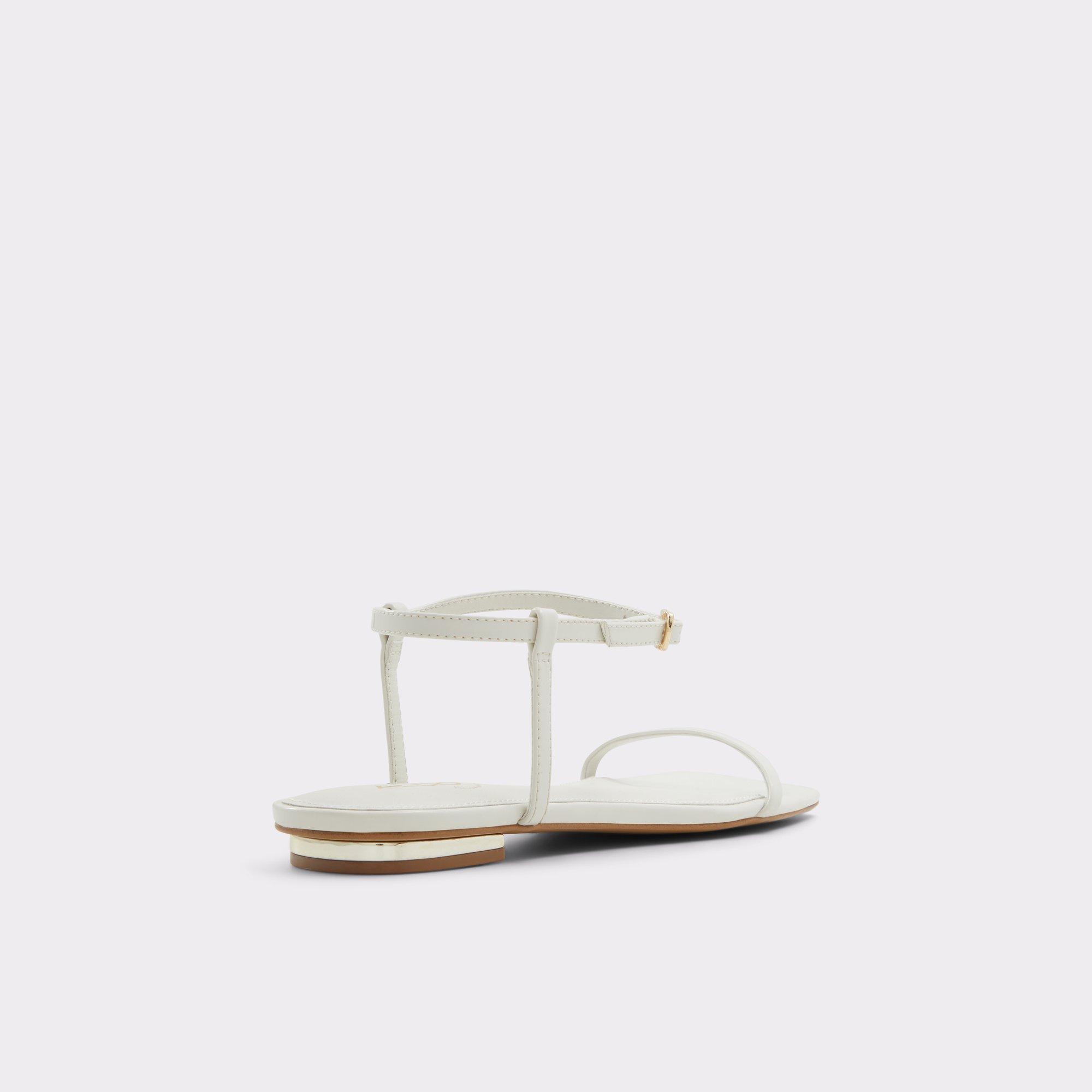 Darlena White/Bone Women's Flat Sandals | ALDO US Product Image