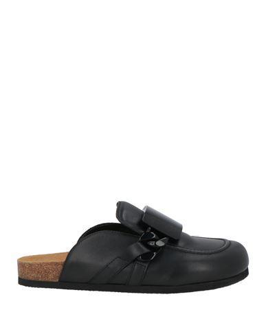 JW ANDERSON Black Gourmet Chain Loafers In 001 Black Product Image