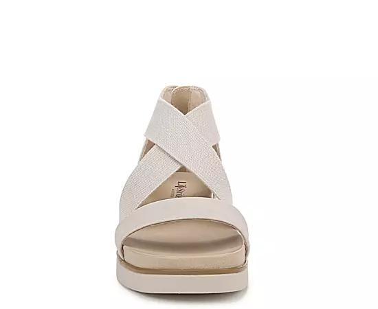 LifeStride Giselle Womens Strappy Platform Sandals Grey Product Image