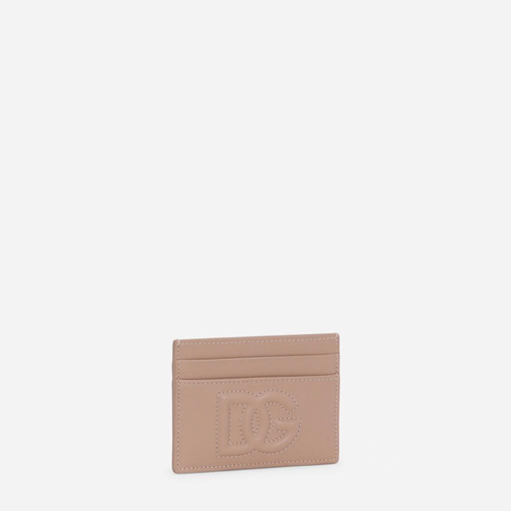DOLCE & GABBANA Dg Logo Card Holder In Pale Pink Product Image