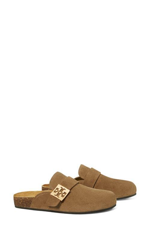 Mellow Suede Buckle Slide Mules Product Image