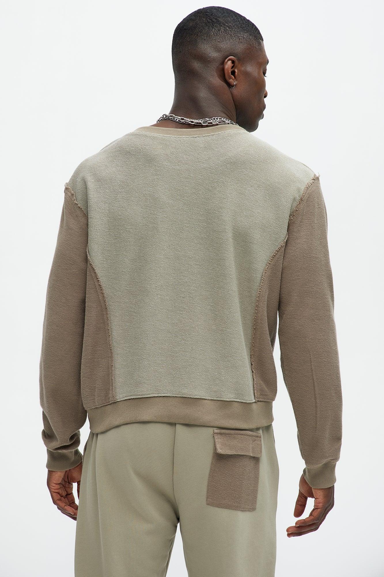 Stoop Crew Neck Sweatshirt - Brown/combo Product Image