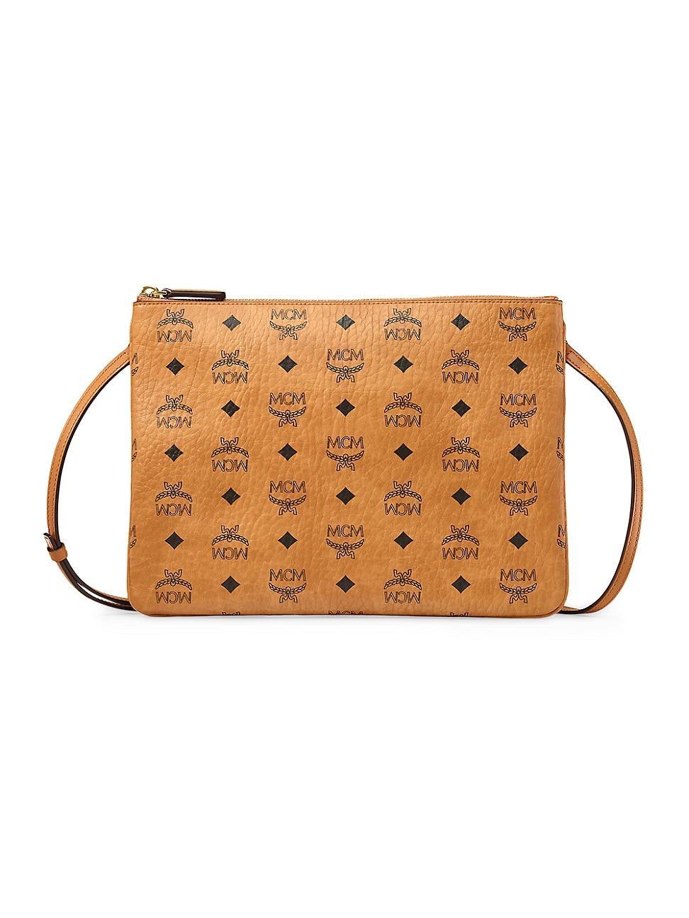 Womens Medium Visetos Original Leather Pouch Product Image