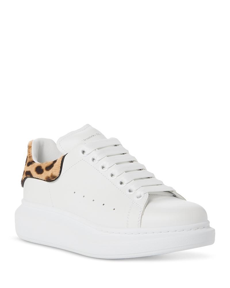 McQueen Womens Leather Low Top Sneakers Product Image