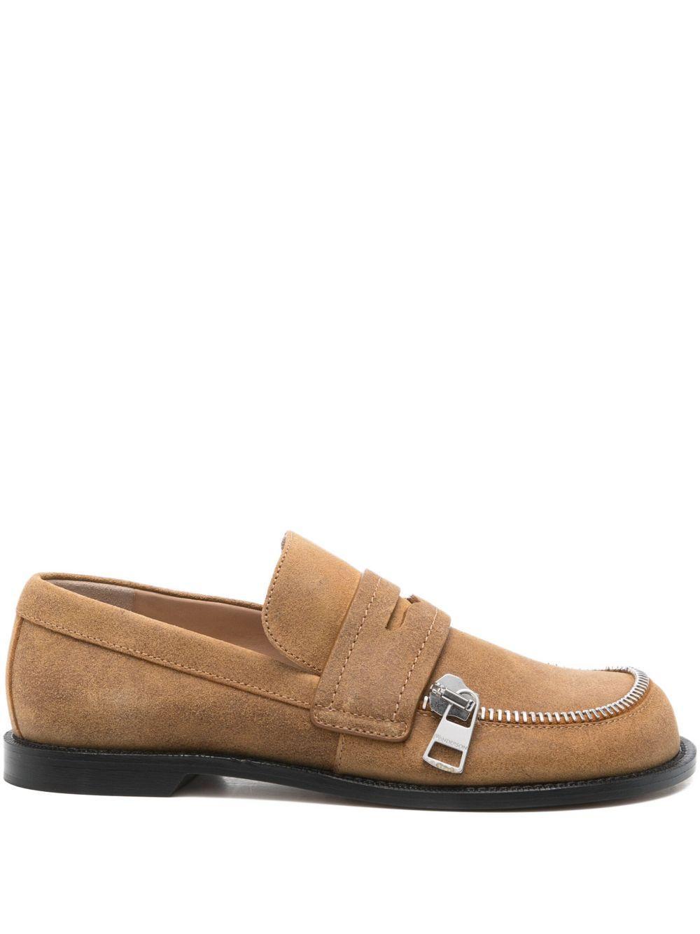 zip-detail penny loafers Product Image