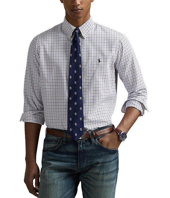 Polo Ralph Lauren Classic Fit Performance Stretch Oxford Long Sleeve Woven Shirt Product Image