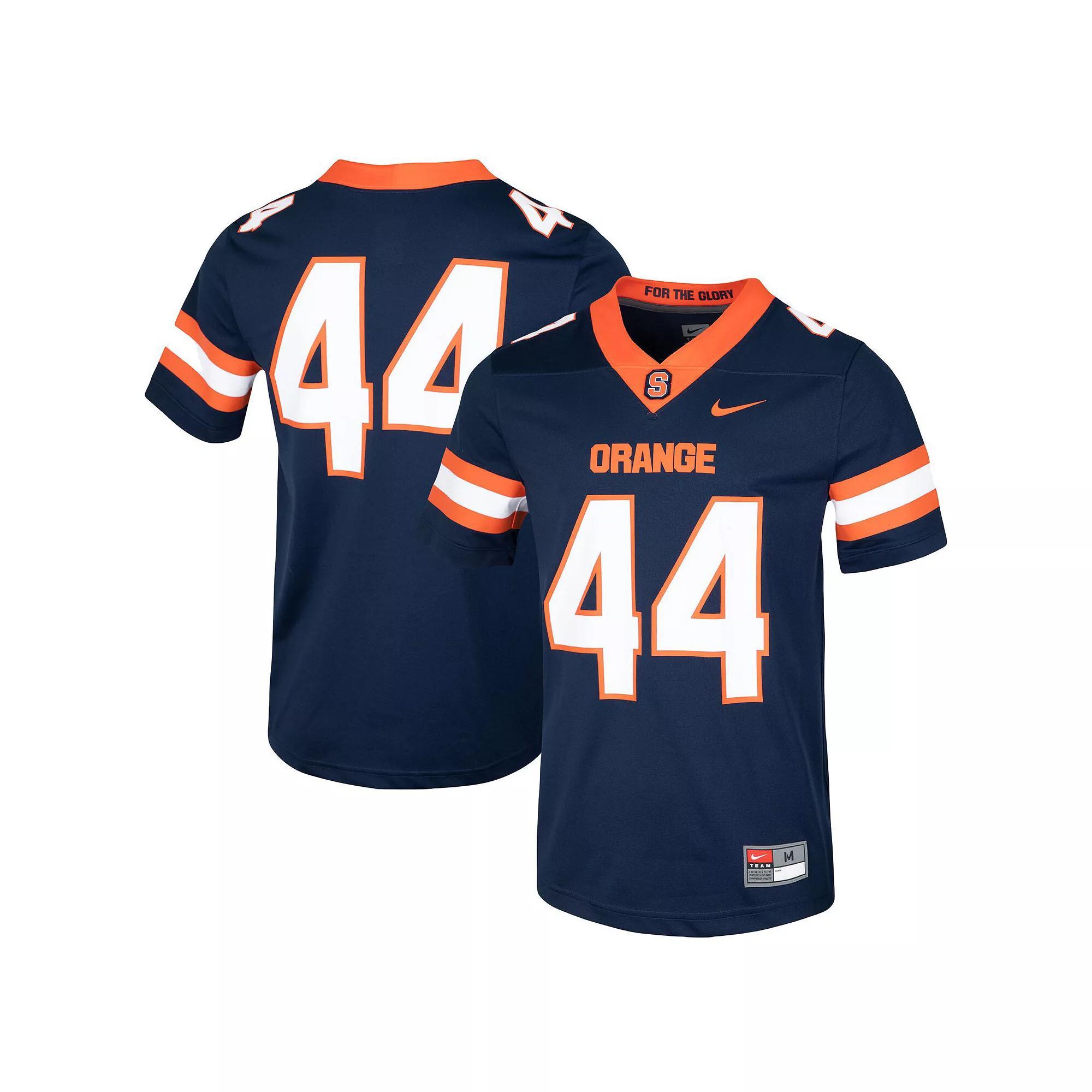 Men's Nike #44 Navy Syracuse Orange Football Jersey, Size: Small, Blue Product Image
