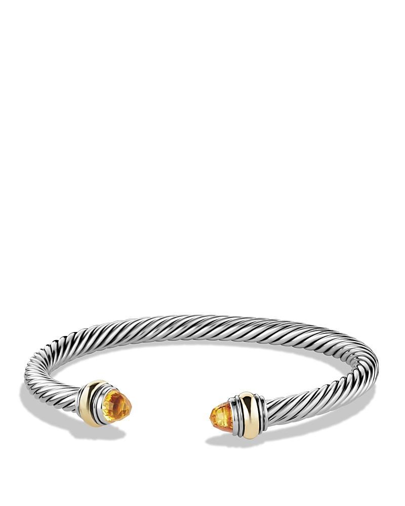 Womens Classic Cable Bracelet in Sterling Silver Product Image