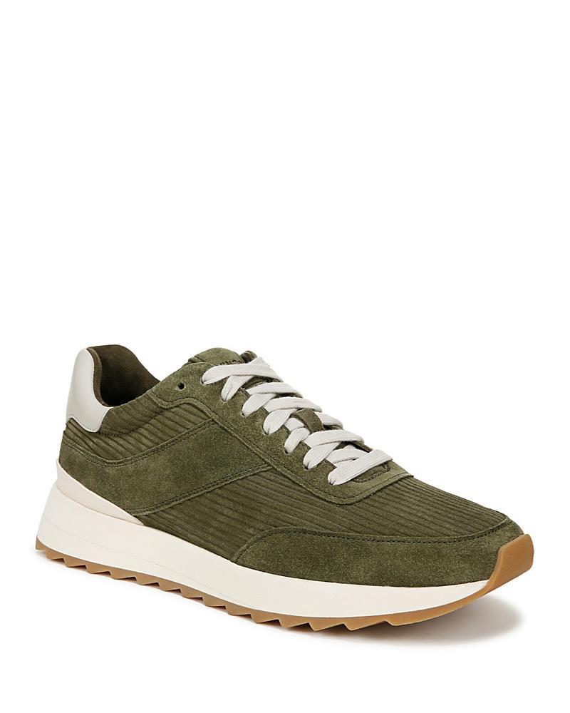 Vince Mens Edric Corduroy Suede Oxford Sneakers Product Image