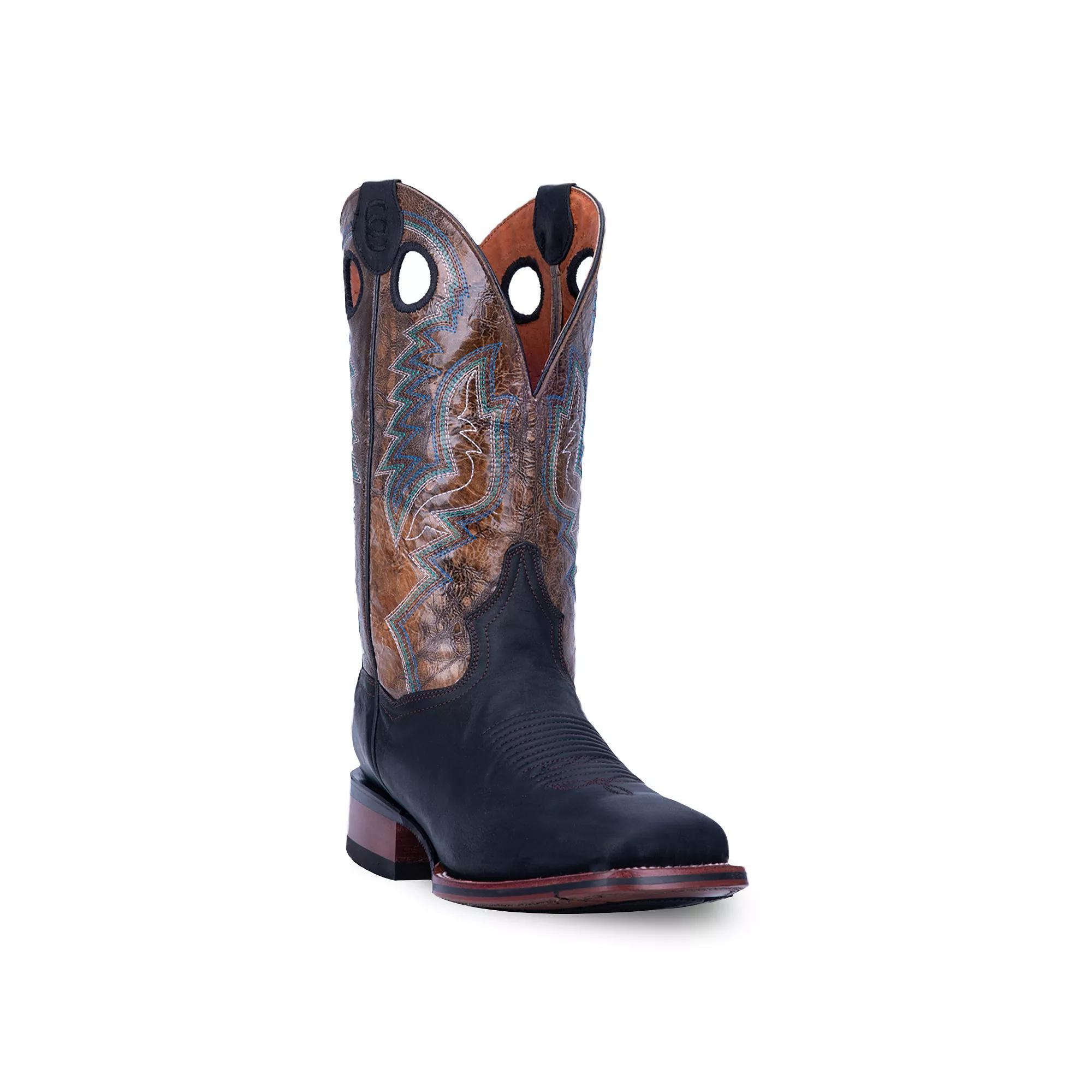 Dan Post Deuce Men's Cowboy Boots, Size: 9 XW, Black Brown Product Image