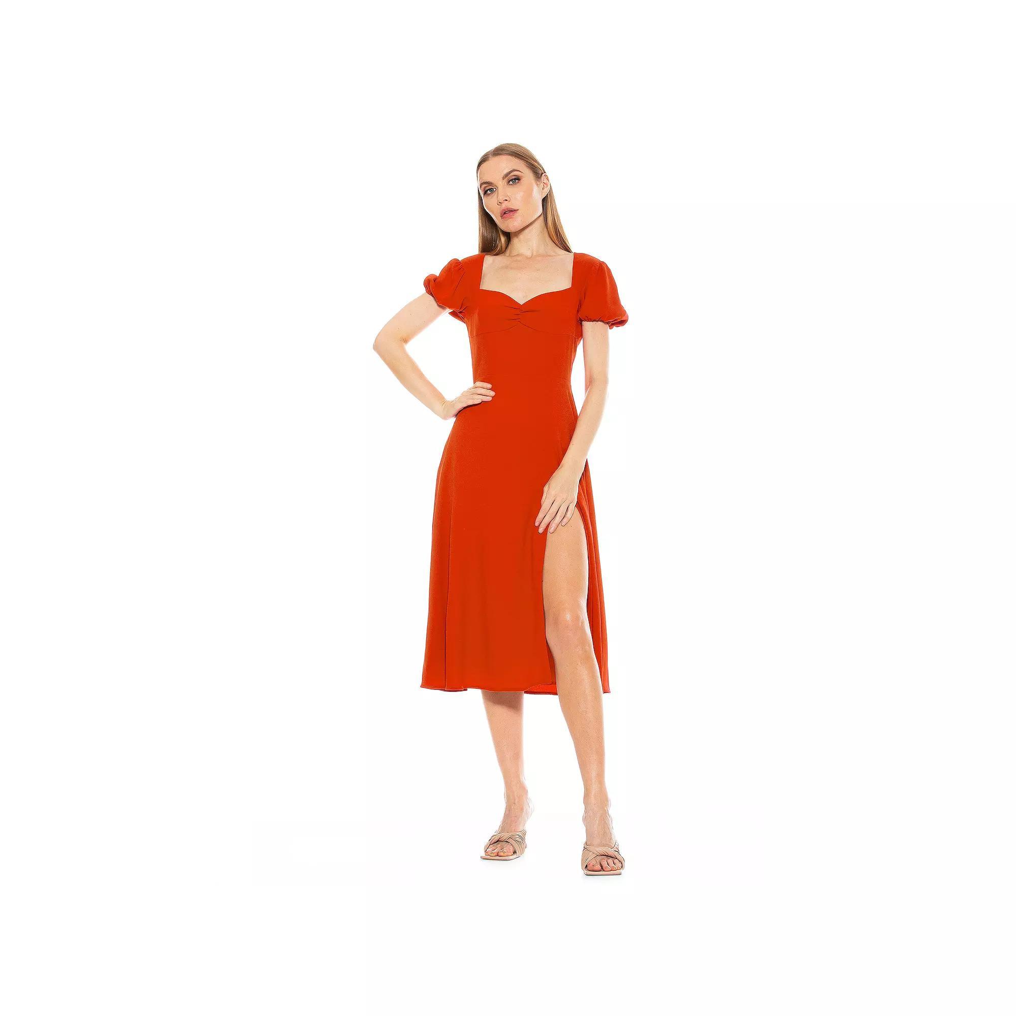 Women's ALEXIA ADMOR Gracie Fit & Flare Dress, Size: 8, Pink Product Image