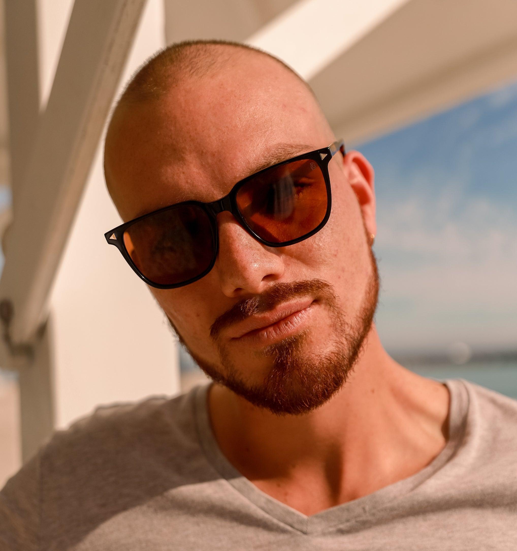 Biscayners Gulf Tortoise Men's Sunglasses Male Product Image