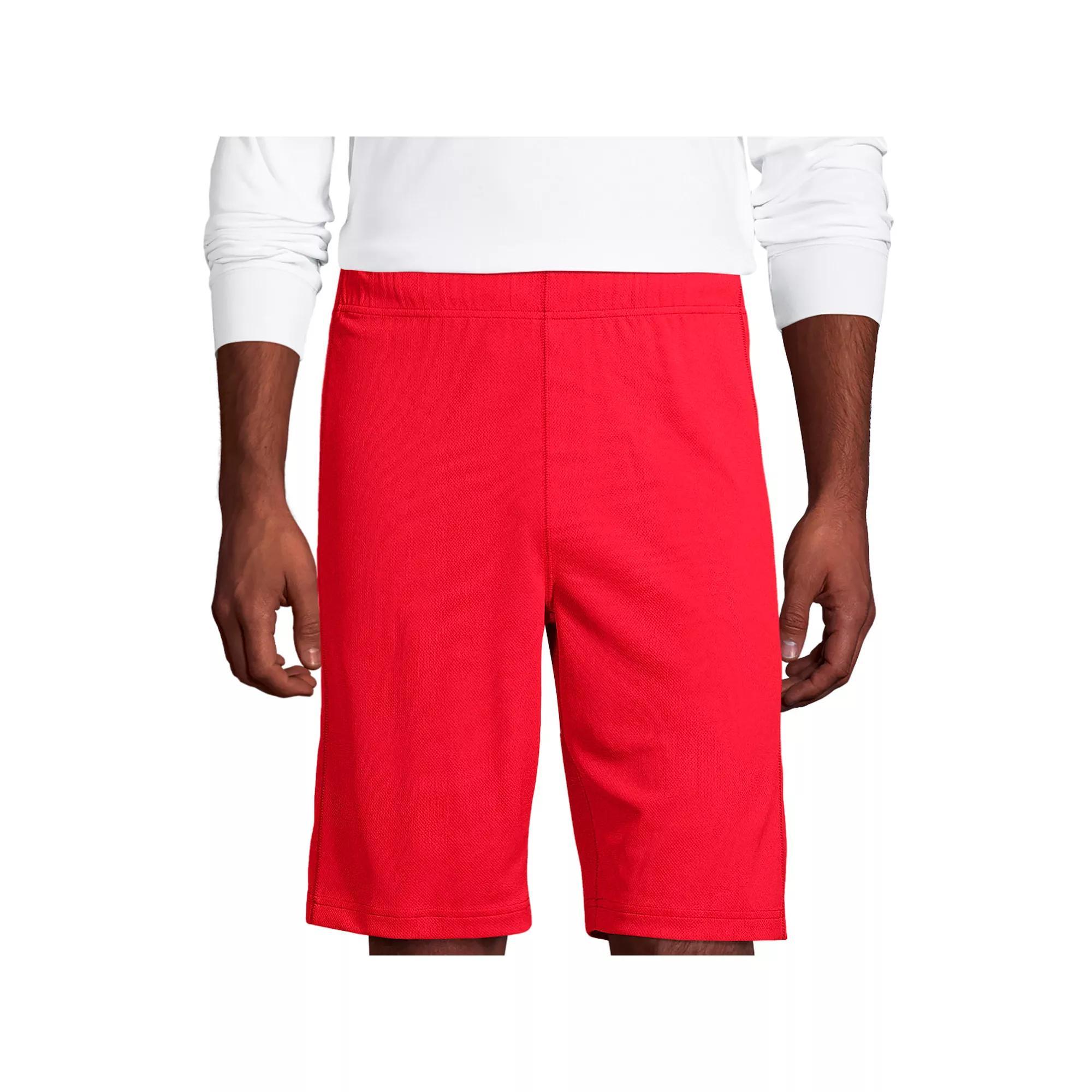 Men's Lands' End Mesh Gym Shorts, Size: Small, Green Product Image