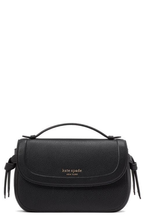 Womens Knott Pebbled Leather Top Handle Bag Product Image