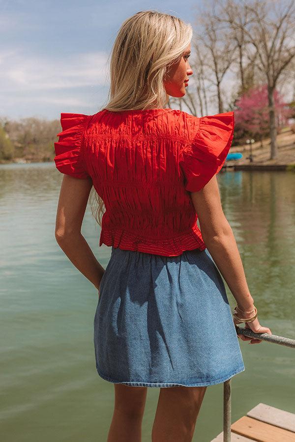 Liberty Lane Smocked Top Product Image