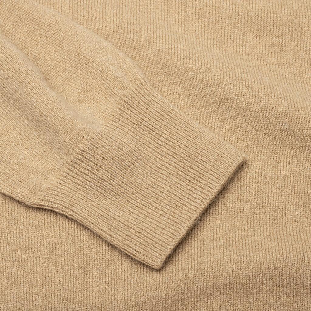 Comme des Garcons PLAY x the Artist Invader V-Neck Pullover - Camel Male Product Image