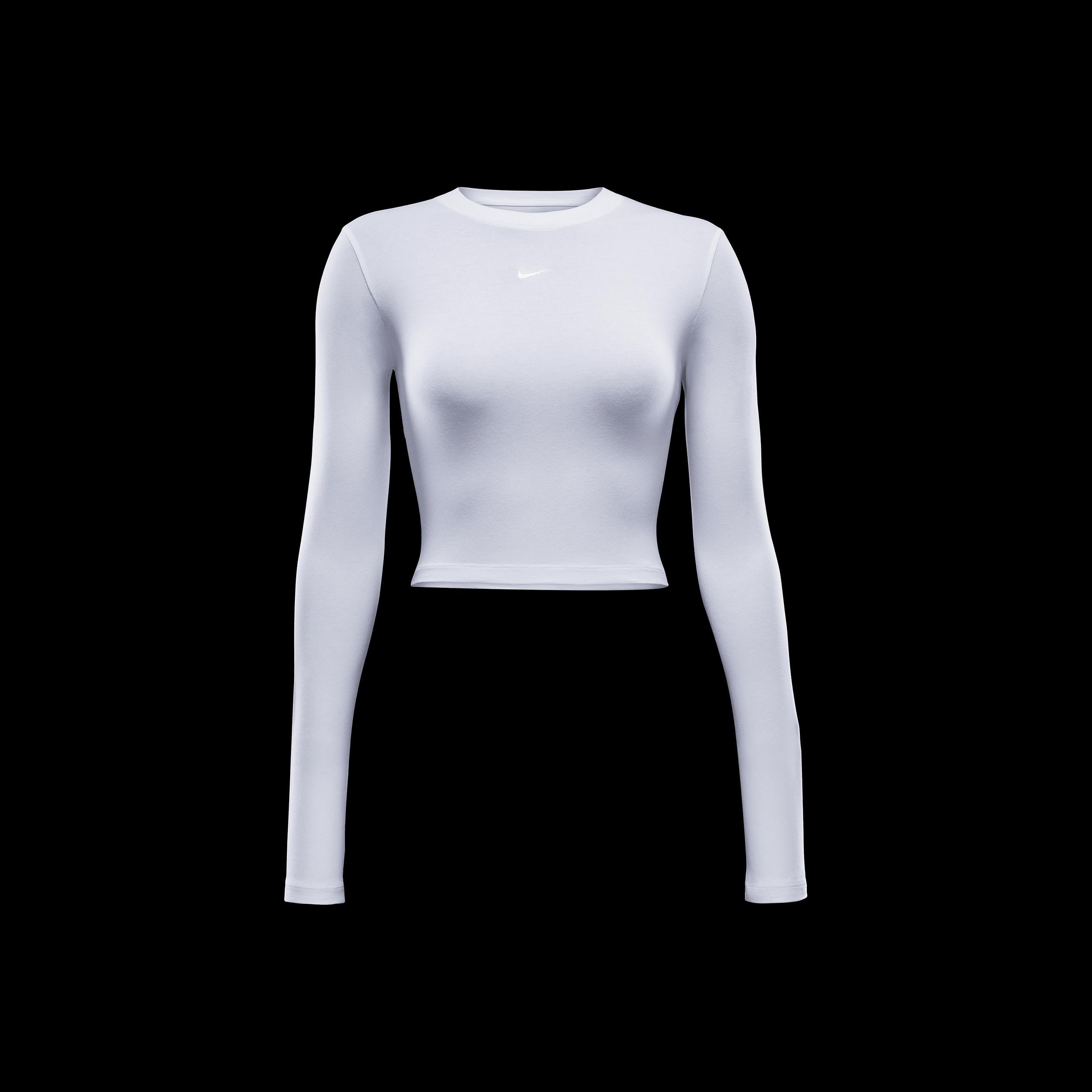 Nike Sportswear Chill Knit Women's Slim Long-Sleeve Cropped Top Product Image