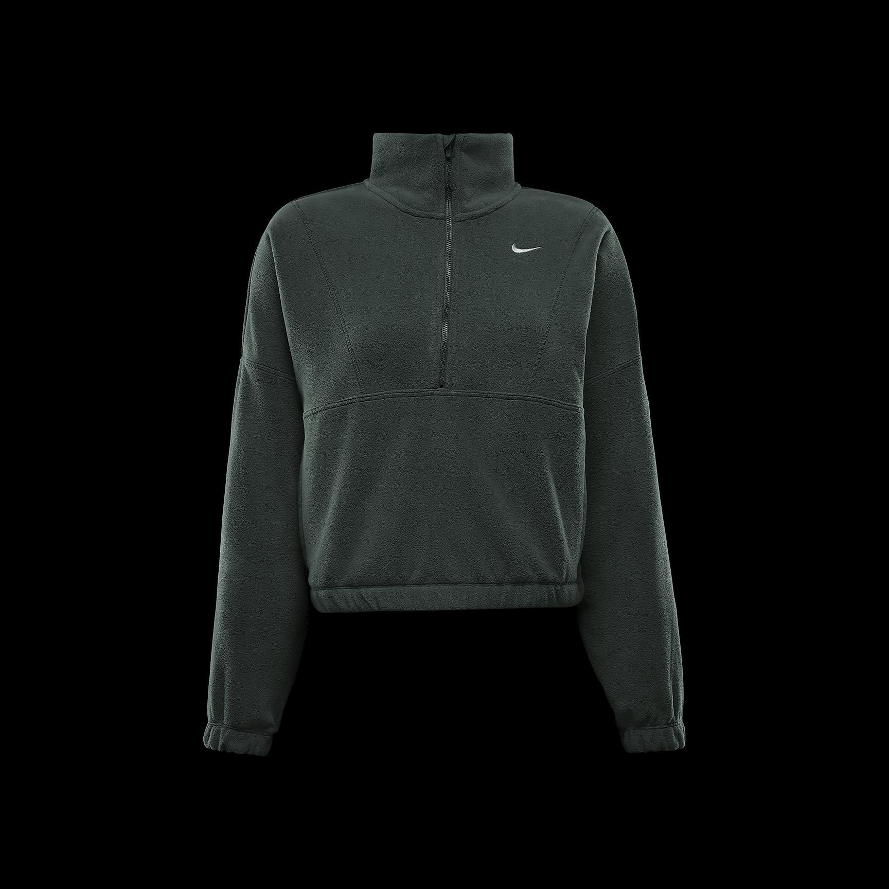 Nike One Women's Therma-FIT Oversized 1/2-Zip Fleece Top Product Image