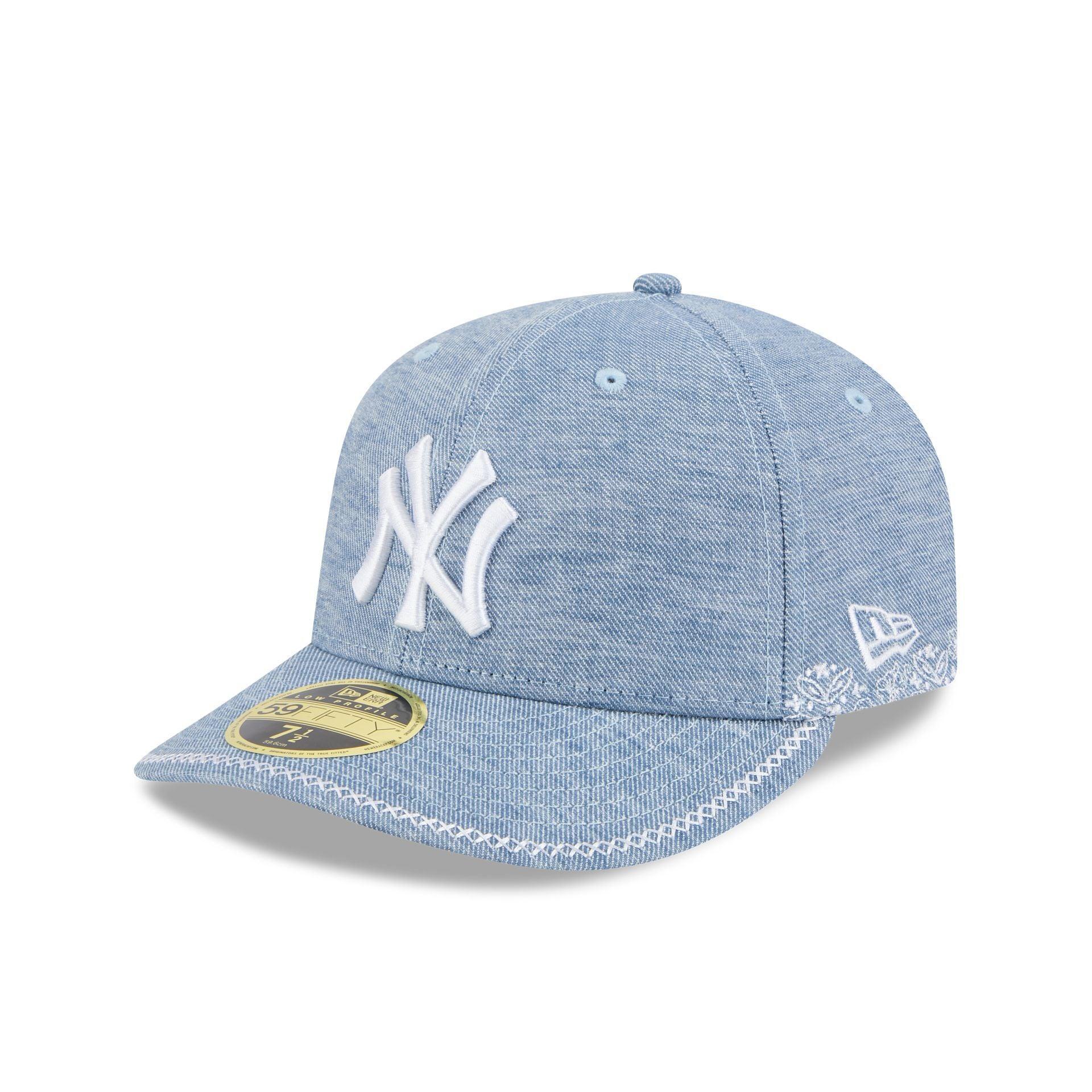 Houston Astros Hand Stitched Chambray Low Profile 59FIFTY Fitted Hat Male Product Image