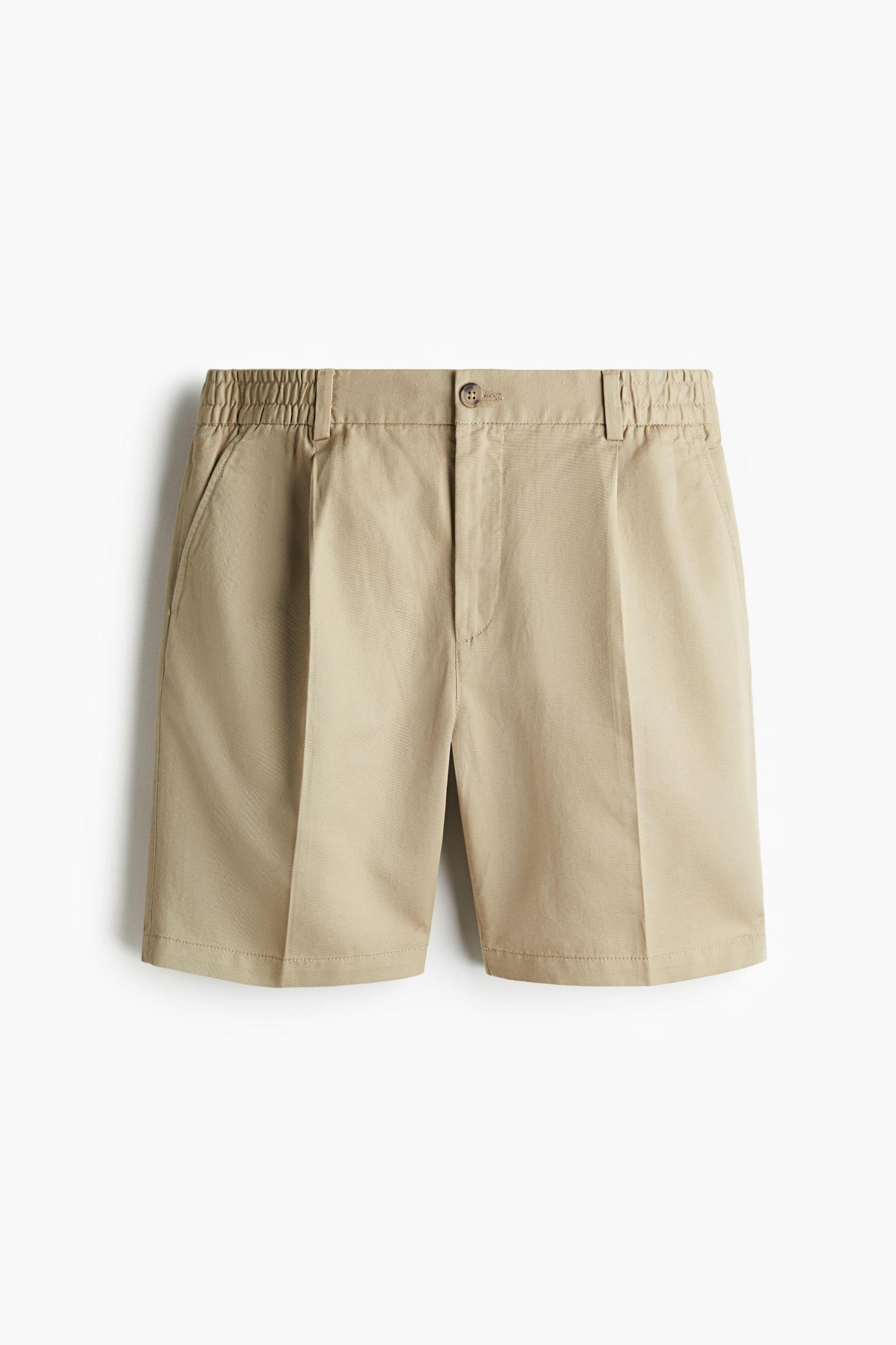 Regular-Fit Creased Shorts Product Image