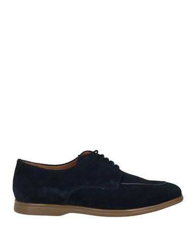 GEOX Man Lace-up Shoes Midnight Blue Size 9 Leather Product Image