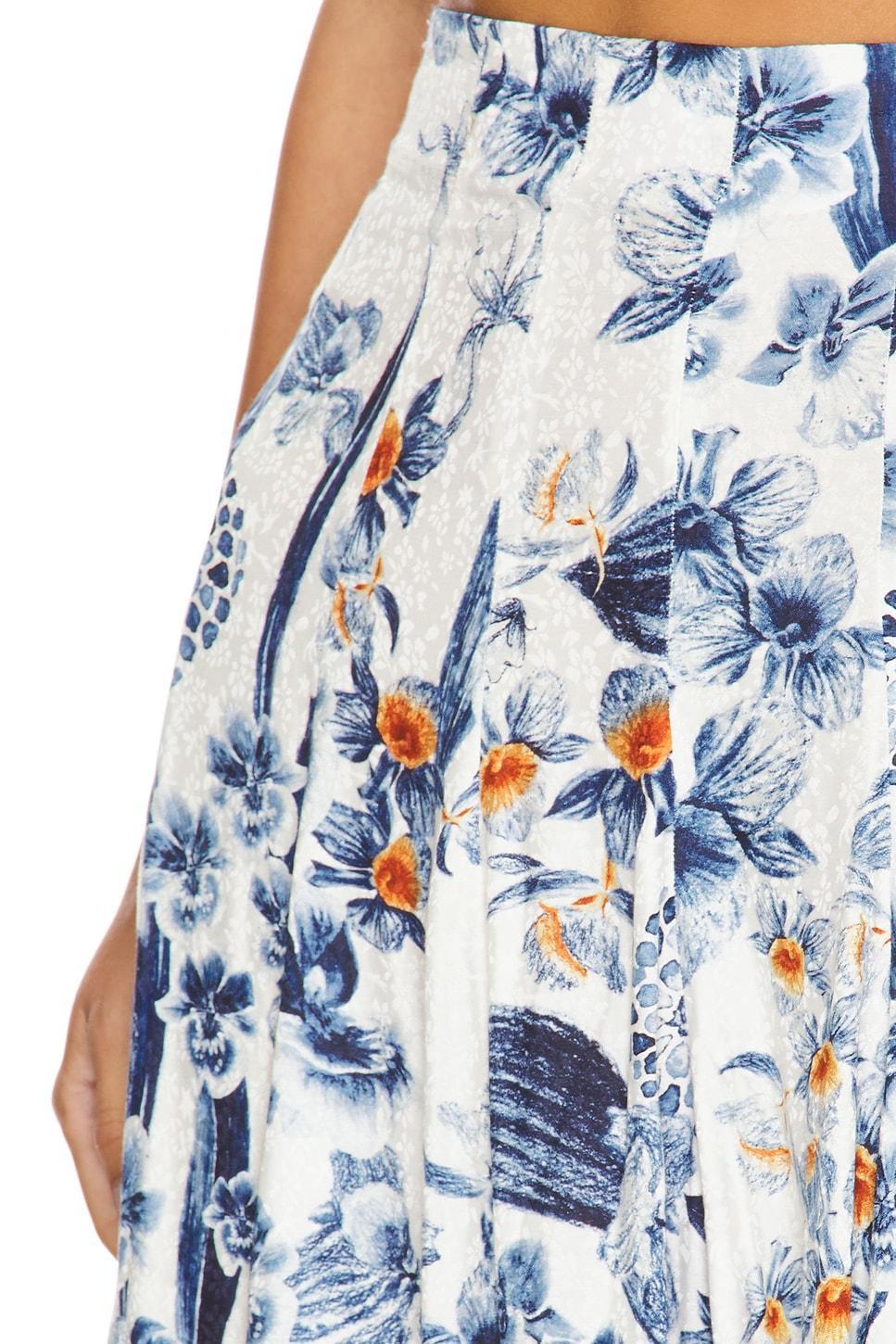 Mimosa Midi Skirt Agua by Agua Bendita Product Image
