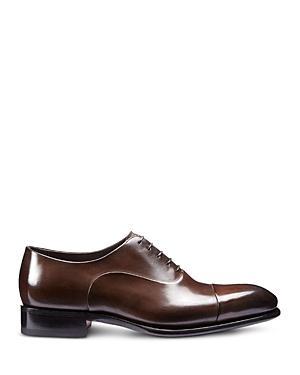 Mens Isaac Cap-Toe Leather Oxford Shoes Product Image