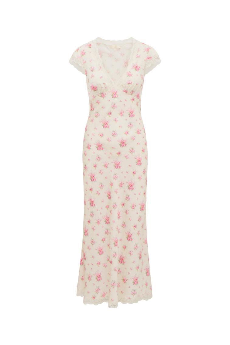 Theodore Silk-Blend Floral Maxi Dress Product Image