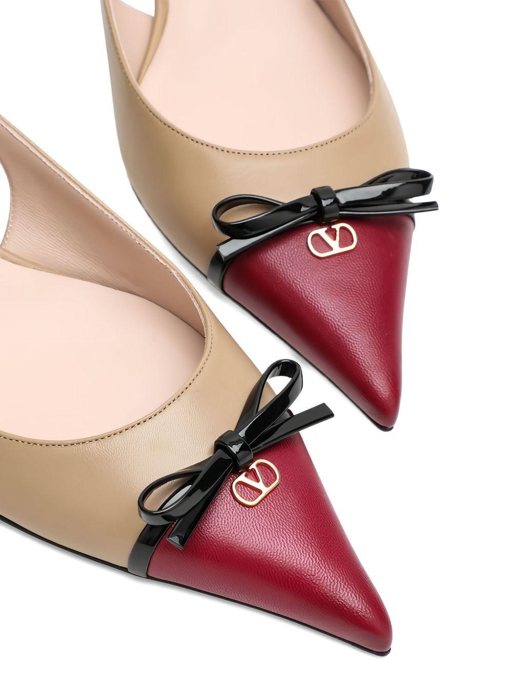 60mm slingback bow pumps Product Image