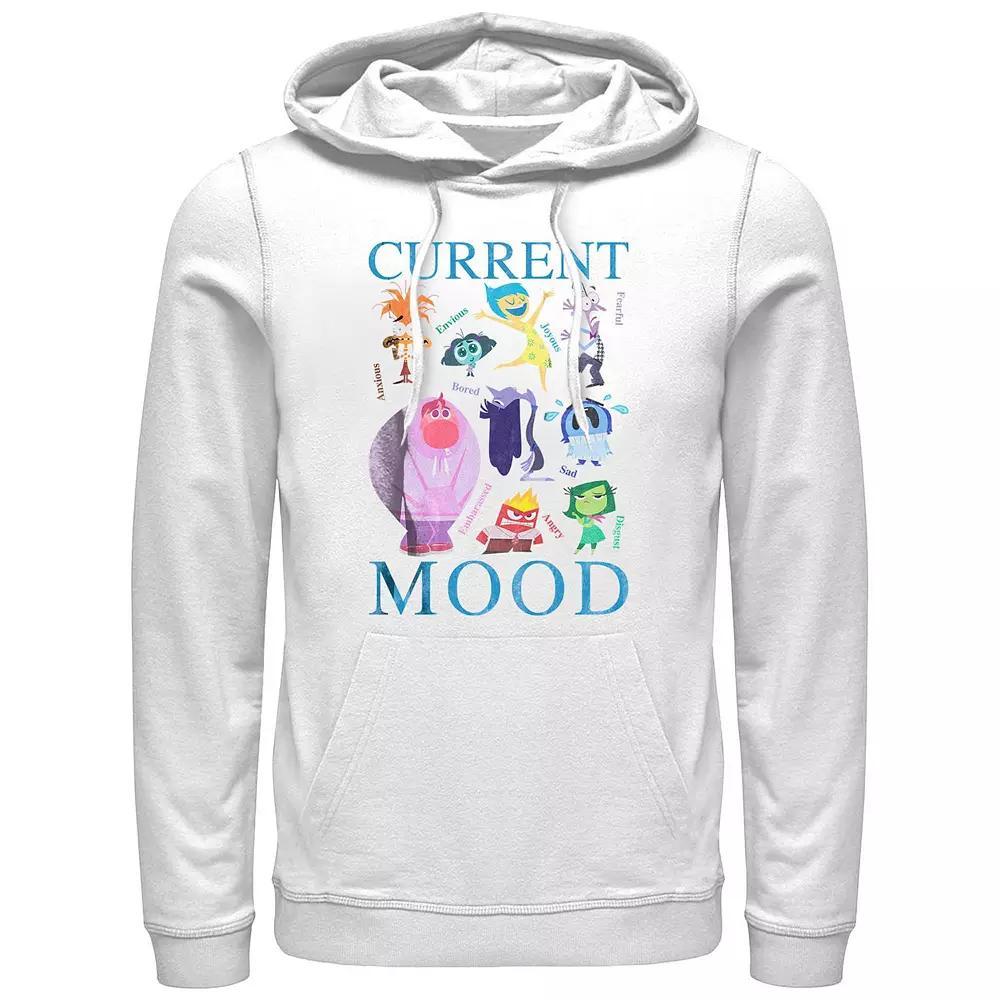 Disney's Inside Out 2 Emotions Current Mood Men's Graphic Hoodie, Size: XXL, White Product Image