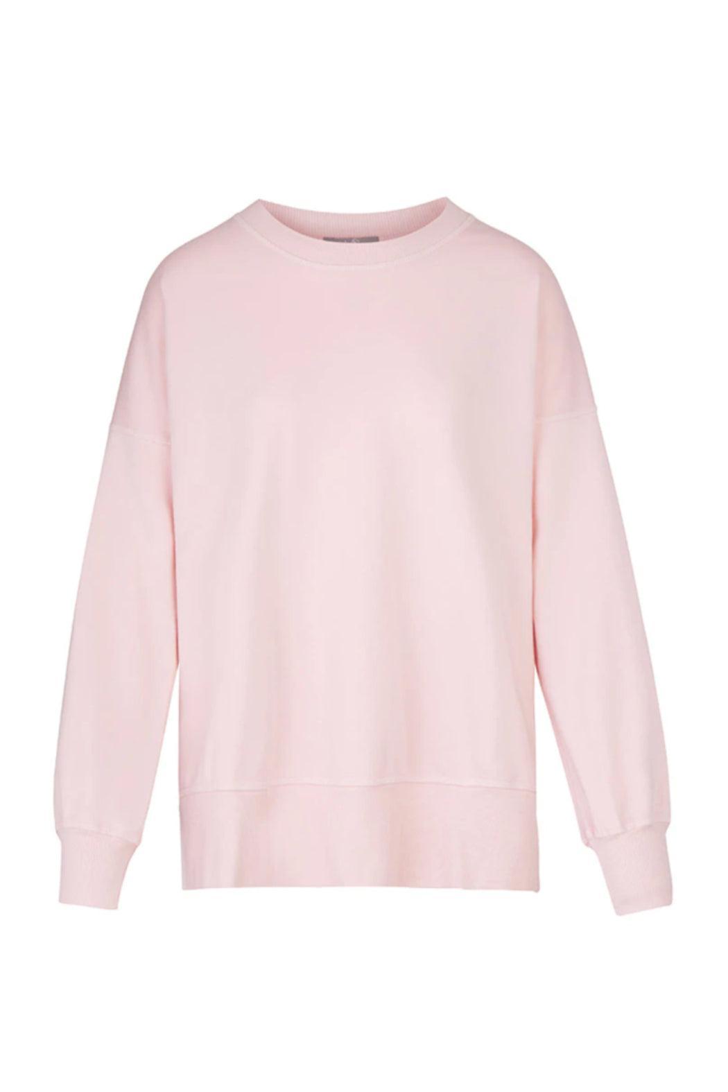LAINEY FRENCH TERRY SWEATSHIRT W/ SIDE SLITS Product Image