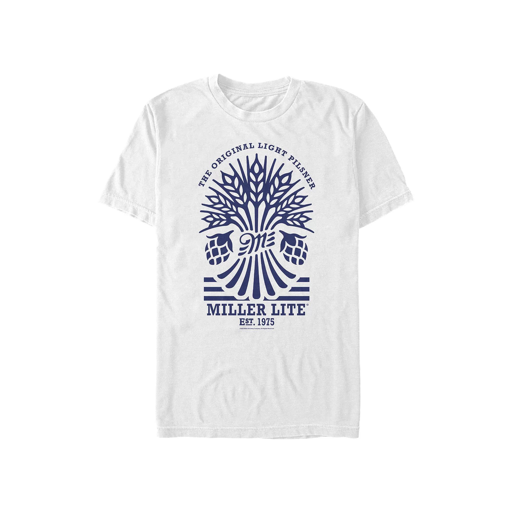 Men's Coors Light Hops and Wheat Graphic Tee, Size: Medium, White Product Image
