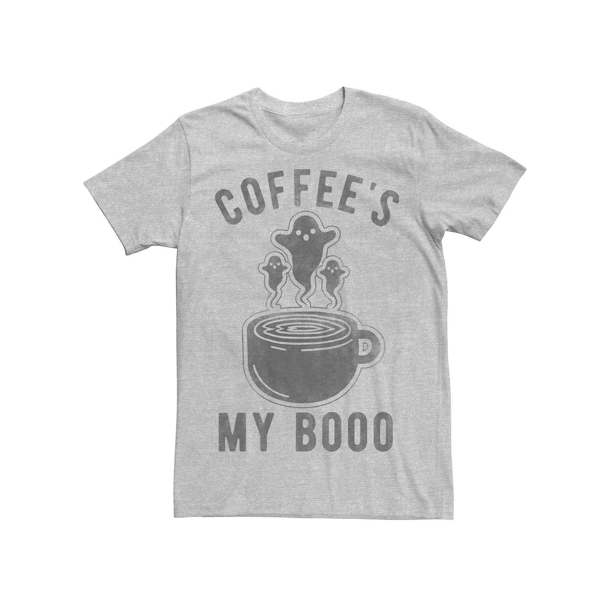 Men's Coffee's My Booo Tee, Size: Medium, Athletic Grey Product Image