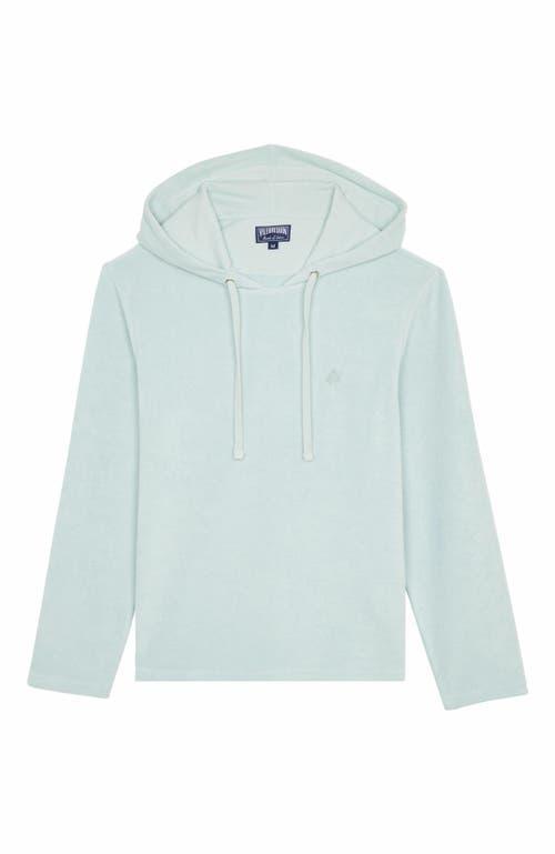 Mens Terry Cotton-Nylon Hoodie Product Image