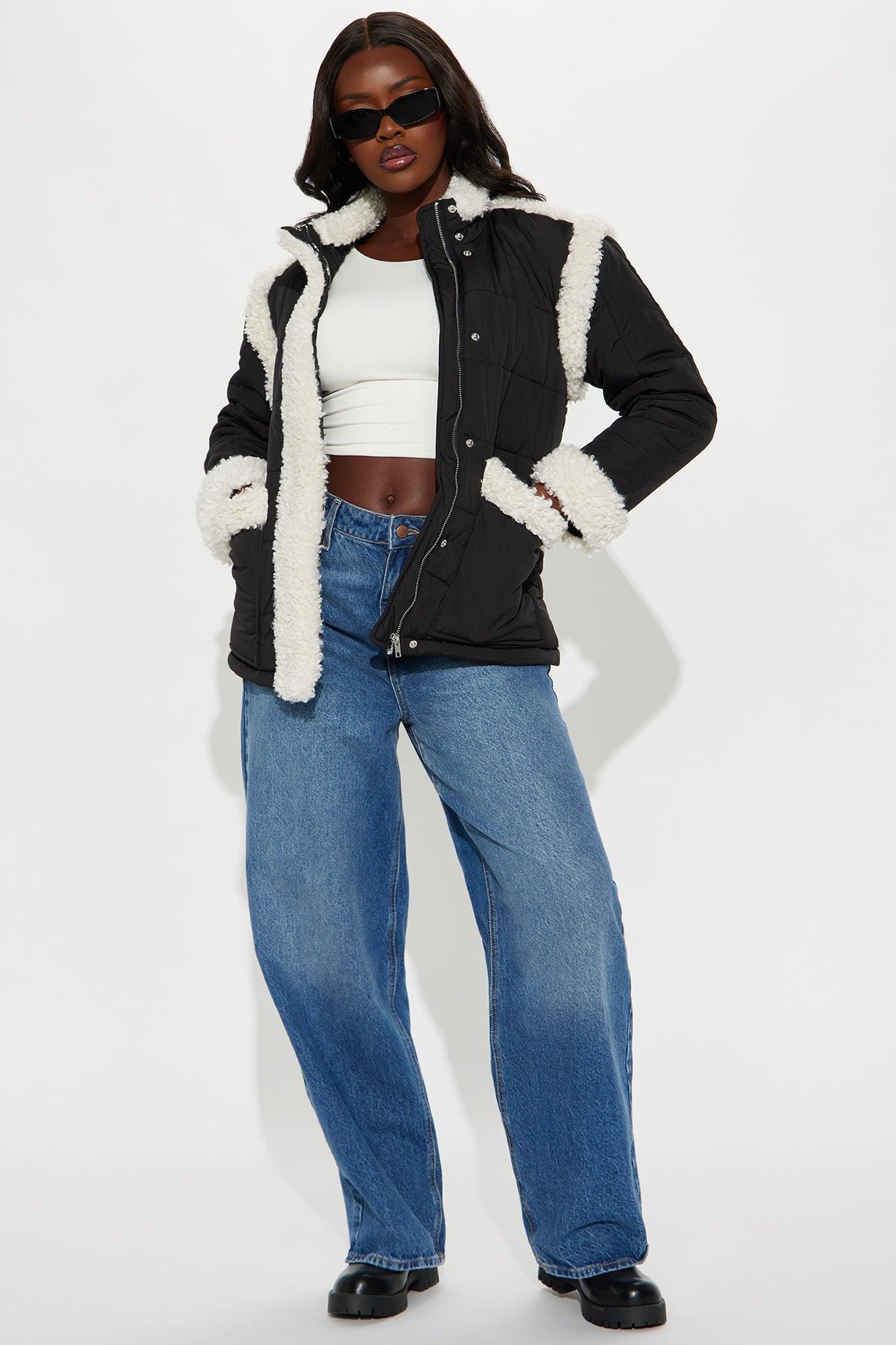 Warmer Days Puffer Jacket  - Black Product Image