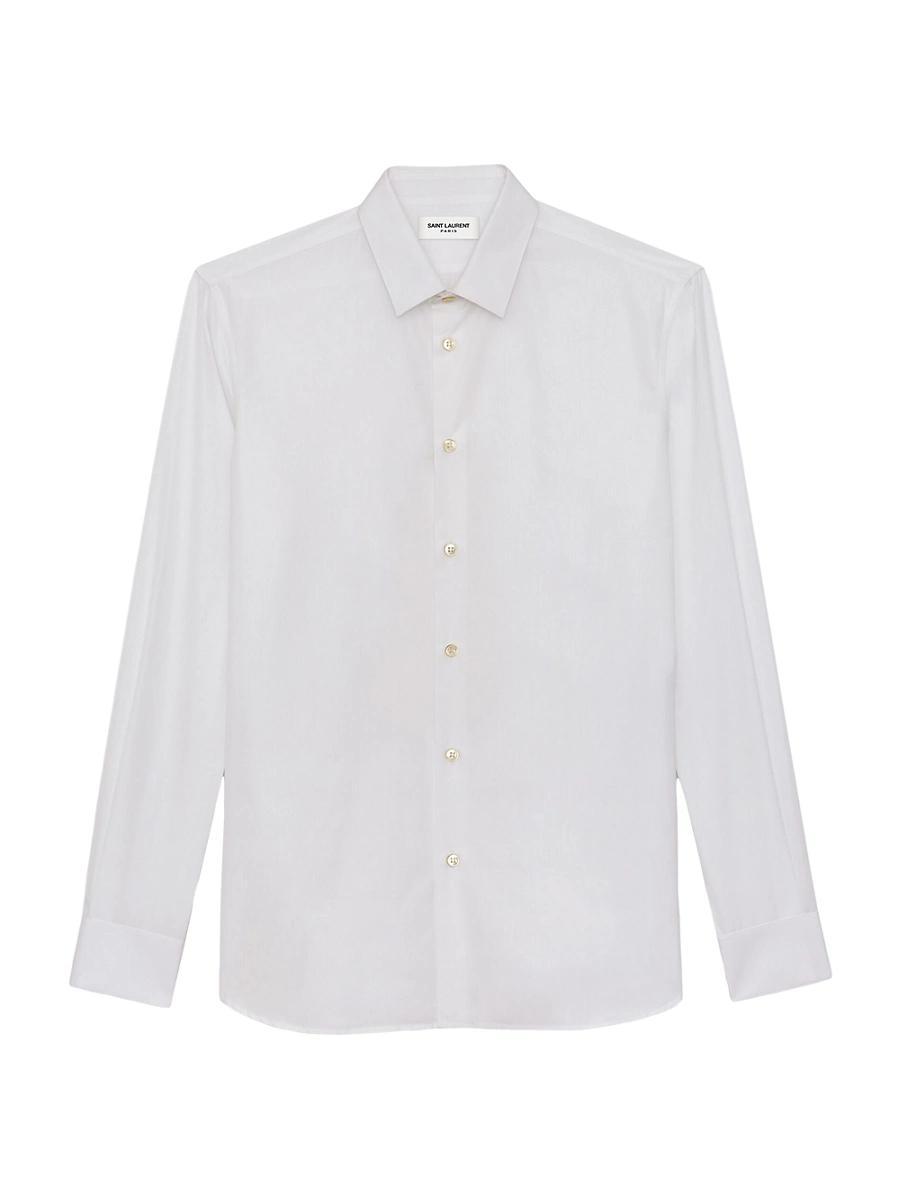 Mens Shirt in Cotton Poplin Product Image