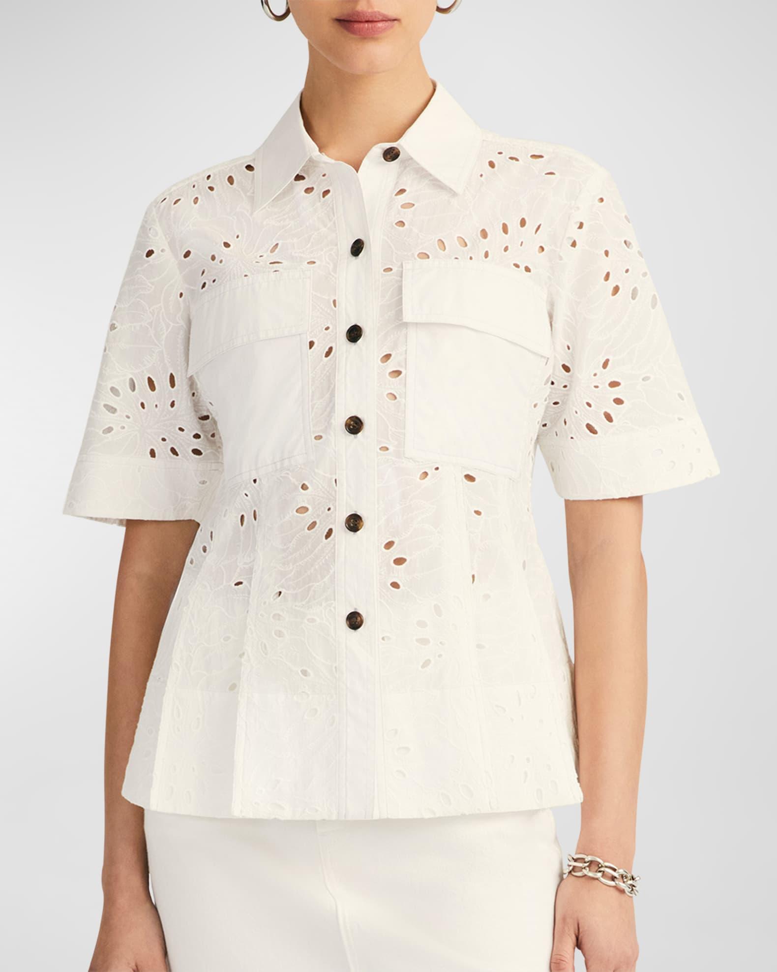Cilou Eyelet Utility Shirt Product Image