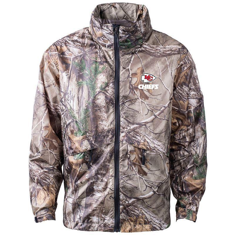 Men's Dunbrooke Realtree Camo Cleveland Browns Circle Sportsman Waterproof Packable Full-Zip Jacket, Size: XL, Green Product Image